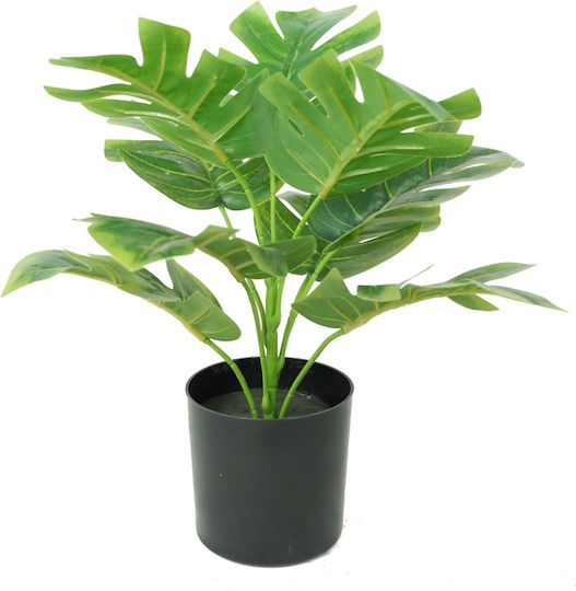 Künstliche Dekorative Monstera Pflanze Höhe 35cm 1 Stück