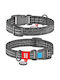Waudog Reflective Grey Fastex Collar L 25mm X 33-49cm Smartid