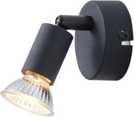 Eurolamp Einzel Spot in Schwarz Farbe