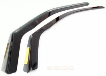 Heko Car Windbreakers Front Dark Fime for Opel Frontera 2024+ 2 Pieces