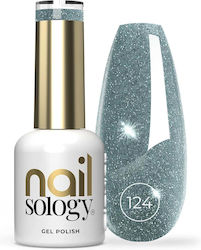 Clavier Nägelologie Hybrid Lack Glitzer 124 Meeresleben Blau 8ml