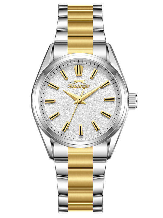 Slazenger Women's Watch with Silver Metal Bracelet