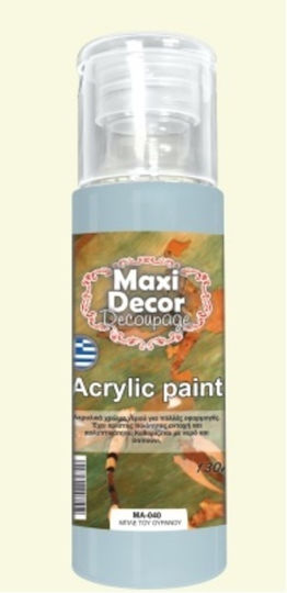 Acrilic 130 Ml Maxi Decor Ma-040 Maxi Albastru Cer