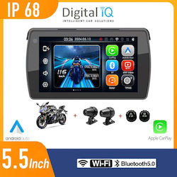 Digital Iq Pna 5500_cpa 5.5inc Motorcycle Carplay-android Auto Tpms 2 Dvr Cameras