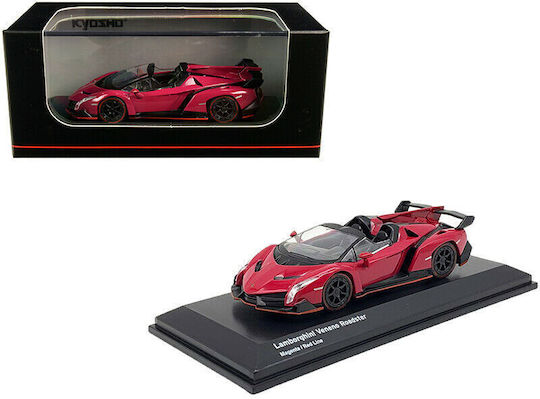 Macheta Auto Lamborghini Veneno Roadster Magenta 1:64 Kyosho