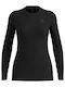 Odlo Damen Thermo Langarmshirt Schwarz