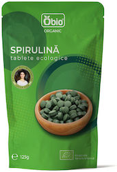 Organic Spirulina Tablets 125g Obio