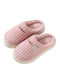 Winter Women's Slippers with Fur Pink