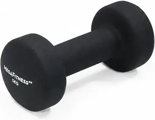 MegaFitness Βαράκι από Νεοπρένιο 1 x 5kg