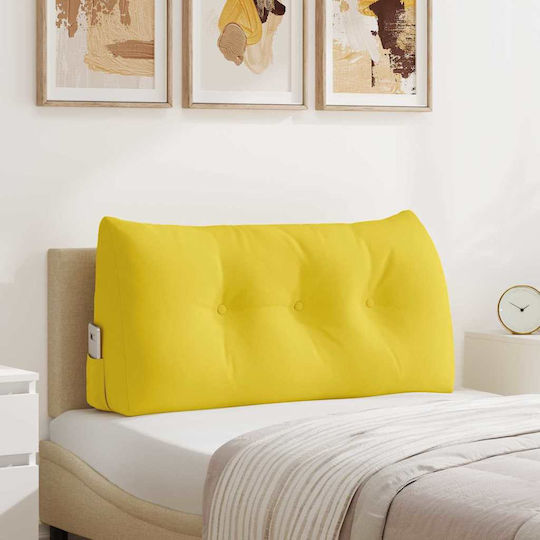 vidaXL Throw Pillow Soft Yellow 50x100cm vidaXL Throw Pillow Soft Yellow 50x100cm
