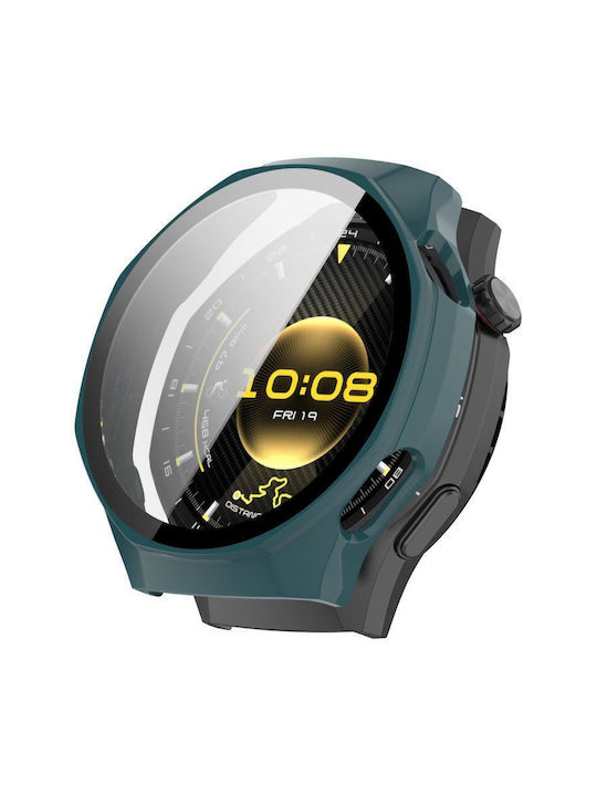 Plastic Case with Glass in Green color for Huawei Watch GT 6 Pro