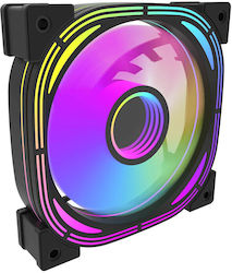 Darkflash Ventilator Pentru Carcasă Infinity Reverse Blade 120mm (1600rpm / 65cfm) Cu Iluminare ARGB Darkflash Ventilator Pentru Carcasă Infinity Reverse Blade 120mm (1600rpm / 65cfm) Cu Iluminare ARGB