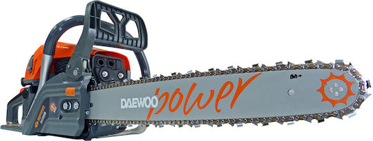 Daewoo Αλυσοπρίονο Βενζίνης 52cc με Λάμα 45.72cm