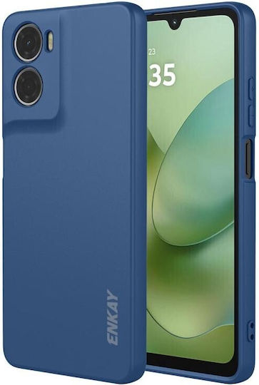 Enkay Liquid Back Cover Silicone Blue (Motorola Moto G06 4G)