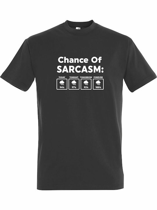 Unisex T-shirt Chance Sarcasm Funny Sarcasm Design Dark Gray