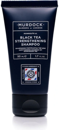 Murdock London Schwarzer Tee Stärkendes Shampoo Reisegröße