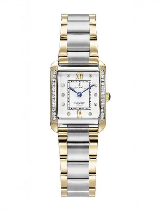 Swiss Women's Watch 22mm Battery with Gold Stainless Steel Bracelet