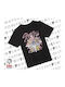 Kinderoberteile T-Shirt Schwarz Stray KP_32651_tshirt-kid-schwarz
