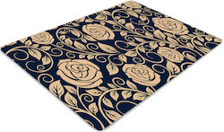 Tulup Protecție 120x90cm Trandafiri Galbeni Retro