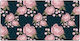 Decorative Desk Pad Non-Slip Base Pink Flowers ...