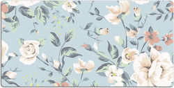 Desk Protective Pad Scratches Flowers Vintage S...