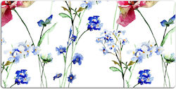 Schreibtischunterlage Vinyl Mit Gemalten Blumen...
