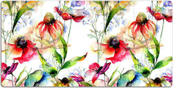 Decorative Desk Pad Home Office Colorful Flower...