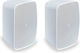 Helvia Liveo 640 Btwt Paar Aktiv Installationslautsprecher 6.5" 2-Wege Bluetooth-Empfänger 25W RMS/8h Weiße