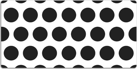 Tulup Schreibtischunterlagen Vinyl Schutzfolie Design Punkte 90x45 cm