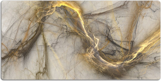 Desk Protector Keyboard Mouse Gold Marble 100x50 Cm