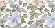 Vinyl Desk Pad Protection Butterflies Among Flo...