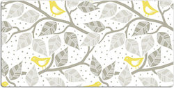 Desk Pad Comfortable Use Keyboard Mouse Birds 1...