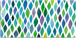 Vinyl Desk Pad Keyboard Mouse Colored Designs 1...