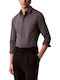 Long-sleeved Cotton Shirt Anthracite