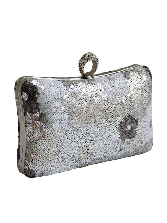 Damentasche Umhängetasche Silber