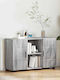 Wohnzimmer TV-Einheit Gray Sonoma L88.5xB30.5xH55.5cm