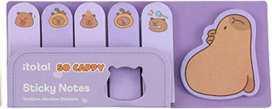 Χαρτάκια I-total Sticky Bum & Tab Set So Capy Purple Xl3106o