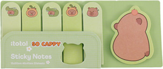 Χαρτάκια I-total Sticky Bum & Tab Set So Capy Lgreen Xl3106p