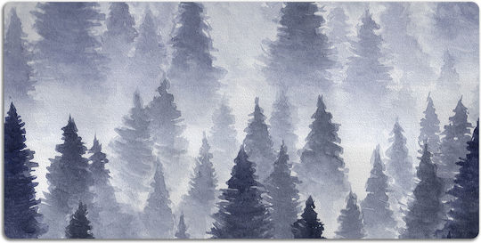 Covoraș Decorativ Pentru Birou Protecție A Suprafeței De Lucru Peisaj Forestier 120x60 Cm