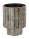 Marhome Planter Concrete Beige with Stand 17.5x17.5x22cm.