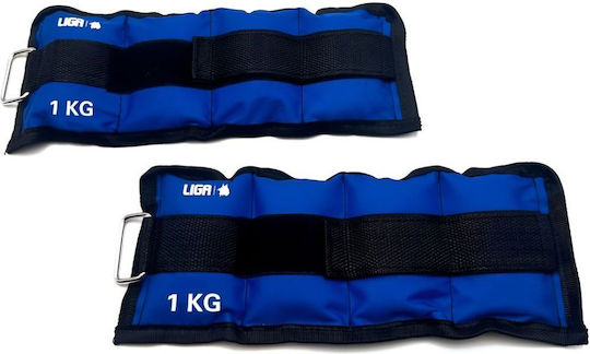 Liga Sport Ankle Weights 2 x 1kg