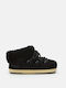 Suede Women's Ankle Boots Black