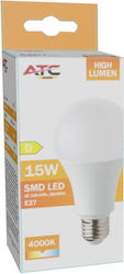 ATC LED 15W E27 Natural White