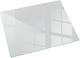Hardened Glass Stand Front Fireplace Floor Grey 60x40 Cm
