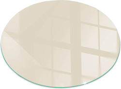 Schutzplatte Vorne Kamin Hartglas Beige Fi 50 Cm