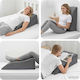 vidaXL Leg Seat Cushion 68x40x18cm Gray 42020185