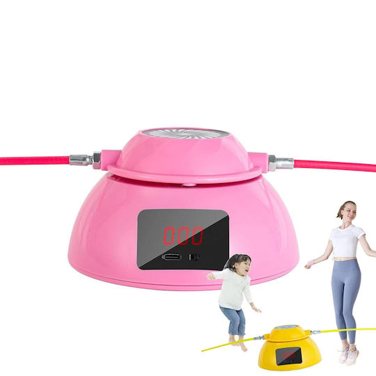Презареждащо Се Устройство Многофункционално Въже За Тренировка Jump Rope Machine Розово Cx-125