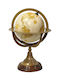 Wooden-Metal Globe Brown-Beige 22x22x33cm Pol 5231003