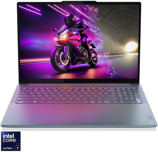 Lenovo Yoga Pro 9 16IAH10 16" OLED 120Hz (Ultra 7-255H/64GB/2TB SSD/GeForce RTX 5070/W11 Home) Albastru Cosmic (Tastatură Engleză Internațională)