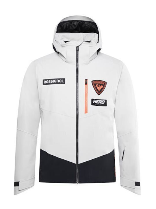 Rossignol Hero RLNMJ17-234-23Q Ανδρικό Μπουφάν για Σκι & Snowboard Γκρι